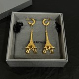 Balenciaga Fashion Vintage Eiffel Tower Eardrop New Earrings Women Gift