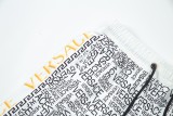 Versace Full Print Letter Logo Casual Beach Shorts