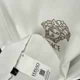 Versace Coupe Hot Diamond Short Sleeve Fashion Round Neck Casual T-shirt
