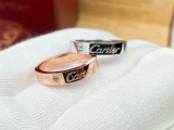Cartier Letter Logo Ring Fashion Classic Couple Ring Gift