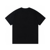 Fendi High Street Pattern Printed Short sleeved Couple Cotton Round Neck T-shirt