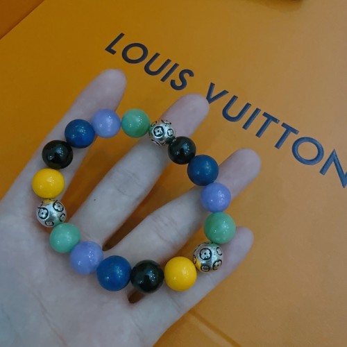 Louis Vuitton Multicolor Agate Fashion Vintage Bracelet