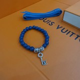 Louis Vuitton Fashion Vintage Blue Agate Bracelet Unisex Gift