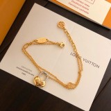Louis Vuitton Classic Heart Lock Gold Plated 18k Bracelet