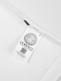 Versace Unisex Logo Printed Short Sleeve High Street Casual T-shirt
