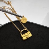 Fendi Handbag Pendant Fashion Classic Necklace
