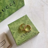Gucci Logo Hexagonal Gold Ring Fashion Classic Ring