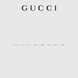 Gucci Interlocking Double G Colored Enamel Bracelet Women Gift