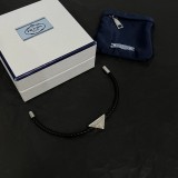 Prada New Leather Bracelet Elegant Classic Bracelet