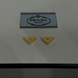 Prada New Fashion Arc-shaped Triangle Elegant Stud Earring
