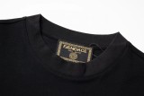 Versace High Street Logo Printed Short Sleeve Couple Casual T-shirt
