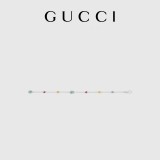 Gucci Interlocking Double G Colored Enamel Bracelet Women Gift