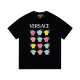 Versace Classic Logo Printed Short Sleeve Unisex Casual Versatile T-Shirt