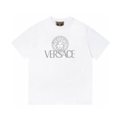 Versace Classic Logo Printed Short Sleeve Round Neck Casual T-shirt