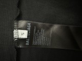 Balenciaga Double B Heavy Industry Washed Hand Painted Hole Short Sleeve Unisex Versatile Loose T-shirt