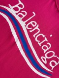 Balenciaga Classic Personalized Print T-shirt Unisex Versatile Round Neck Short Sleeves