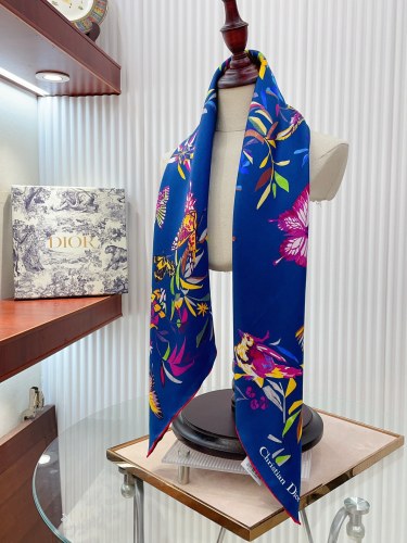 Dior Colorful Jungle Printed Silk Scarf Size: 90 * 90cm