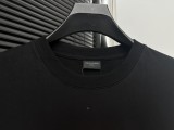 Balenciaga Melting Logo Print Hole T-shirt Unisex Versatile Oversize Short Sleeves