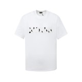 Balenciaga Fire Patch Embroidered Short Sleeve Unisex Fashion Loose T-shirt