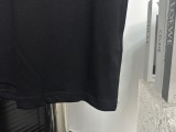 Balenciaga Melting Logo Print Hole T-shirt Unisex Versatile Oversize Short Sleeves