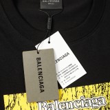 Balenciaga Classic Logo Design Three Color Logo Printed Short Sleeve Couple Casual Versatile T-shirt