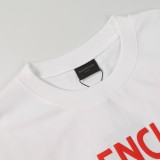 Balenciaga Street Patch 3D Foam Printed Short Sleeve Unisex Casual Cotton T-shirt