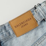 Balenciaga Classic Washed Denim Shorts