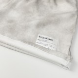 Balenciaga Fashion Front Label Dirty Pants Couple Casual Mud Dyed Shorts