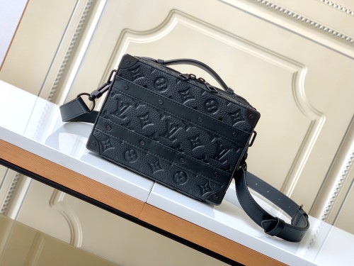 Louis Vuitton M59163 M59351 M45935 M46264 M59351 Handle Soft Trunk Monogram Macassar Hand Bag Sizes:21.5*15.5*7CM