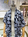 Chanel Mountain Camellia Pattern Bubble Silk Square Scarf Size: 140 * 140cm