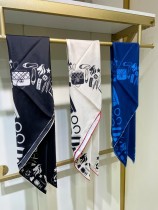 Chanel Four Seasons Single sided Twill Silk Scarf Size: 90 * 90cm