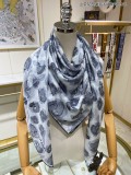 Chanel Mountain Camellia Pattern Bubble Silk Square Scarf Size: 140 * 140cm