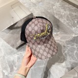 Gucci Classic Jacquard Tiger Print Casual Baseball Hat Mesh Hat
