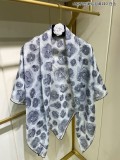 Chanel Mountain Camellia Pattern Bubble Silk Square Scarf Size: 140 * 140cm