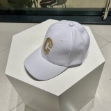 Dior Embroidered C Duck Tongue Hat Casual Sunscreen Hat