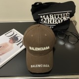 Balenciaga Couple Logo Embroidered Casual Baseball Hat