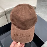 Balenciaga Logo Embroidered Baseball Hat Couple Casual Duck Tongue Hat