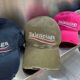 Balenciaga High Street Logo Embroidered Washed Baseball Hat