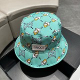 Gucci Fashion Full Cartoon GG Printed Fisherman Hat
