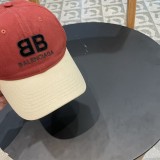 Balenciaga Classic Double B Logo Casual Baseball Hat