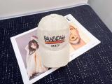 Balenciaga Classic Logo Print Perforated Baseball Hat Couple Casual Hat