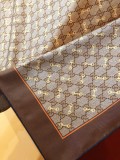 Gucci Classic GG Printed Twill Silk Scarf 90 * 90cm