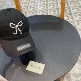 Balenciaga Embroidered Bow Baseball Hat Couple Casual Hat