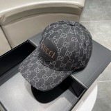 Gucci Classic Leather Logo Baseball Hat Unisex Casual Hat