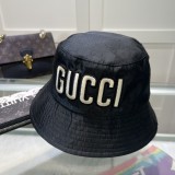 Gucci Unisex Logo Letter Fisherman Hat