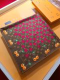 Louis Vuitton Light Luxury Cherry Print Twill Silk 90 * 90cm