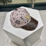 Louis Vuitton Fashion Logo Baseball Bat Couple Casual Hat
