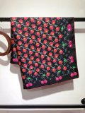 Louis Vuitton Light Luxury Cherry Print Twill Silk 90 * 90cm