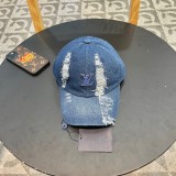 Louis Vuitton Classic Logo Perforated Baseball Hat