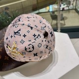 Louis Vuitton Fashion Logo Baseball Bat Couple Casual Hat